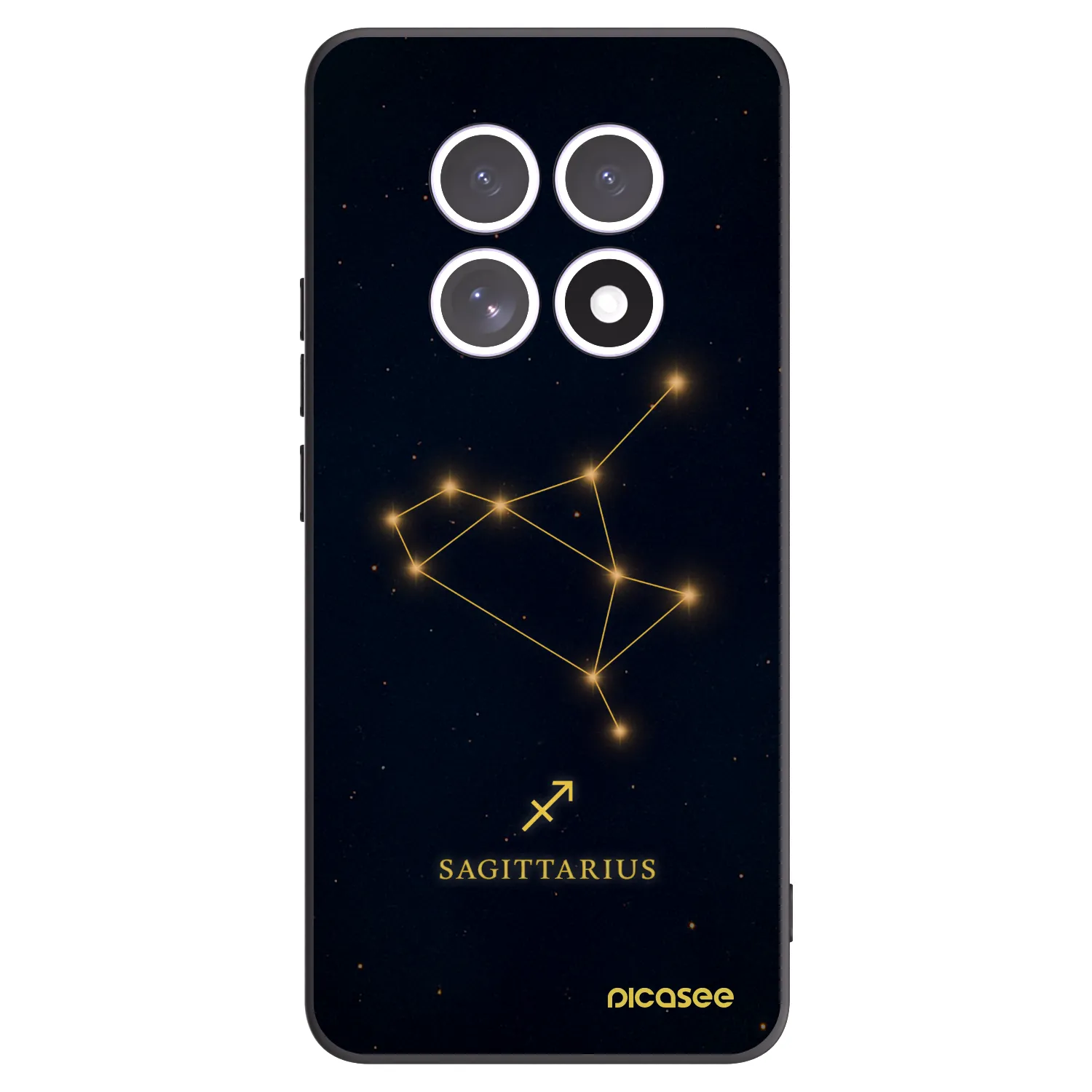 Picasee Μαύρη θήκη σιλικόνης για Xiaomi Redmi Note 15 5G - SAGITTARIUS