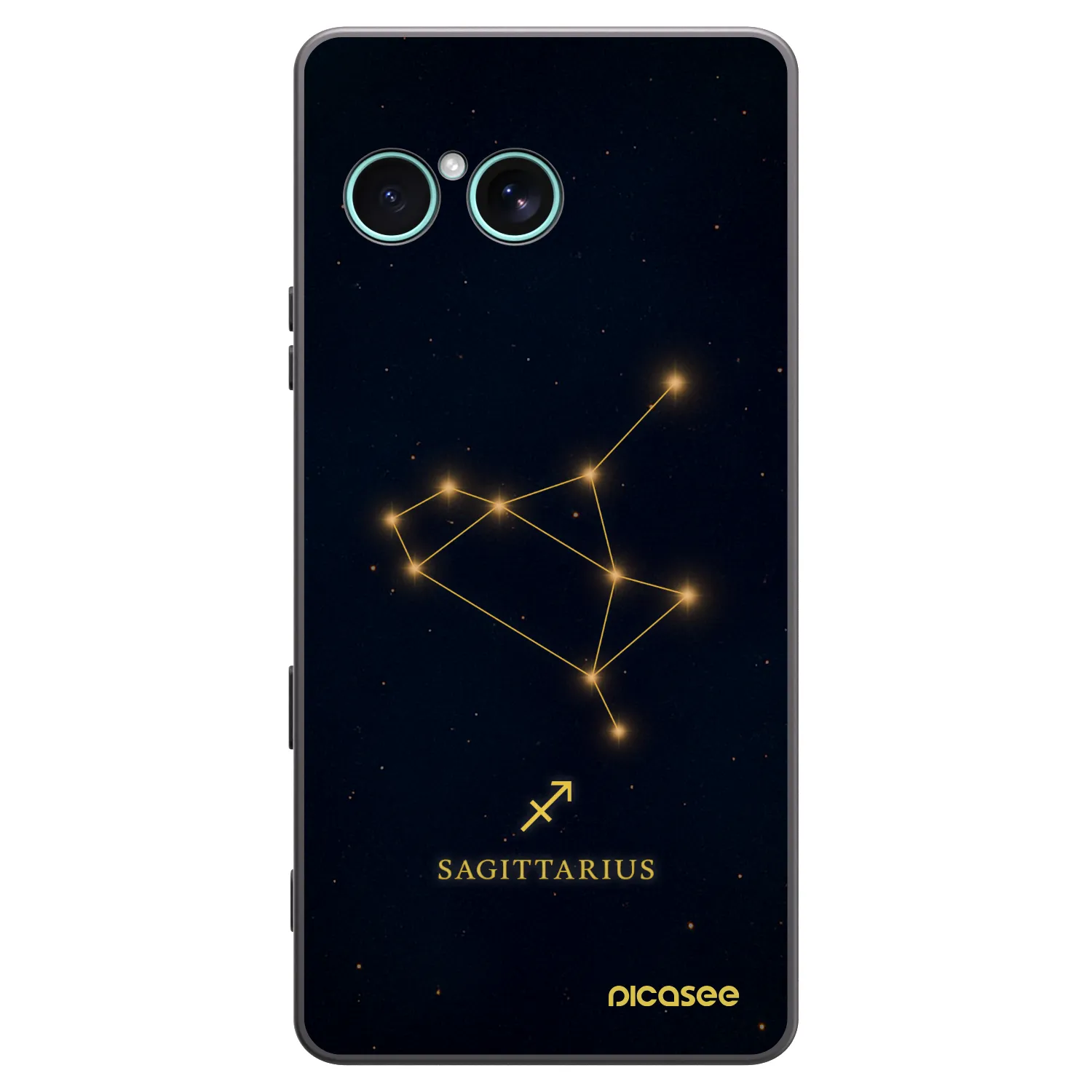 Picasee Μαύρη θήκη σιλικόνης για Sony Xperia 10 VII - SAGITTARIUS