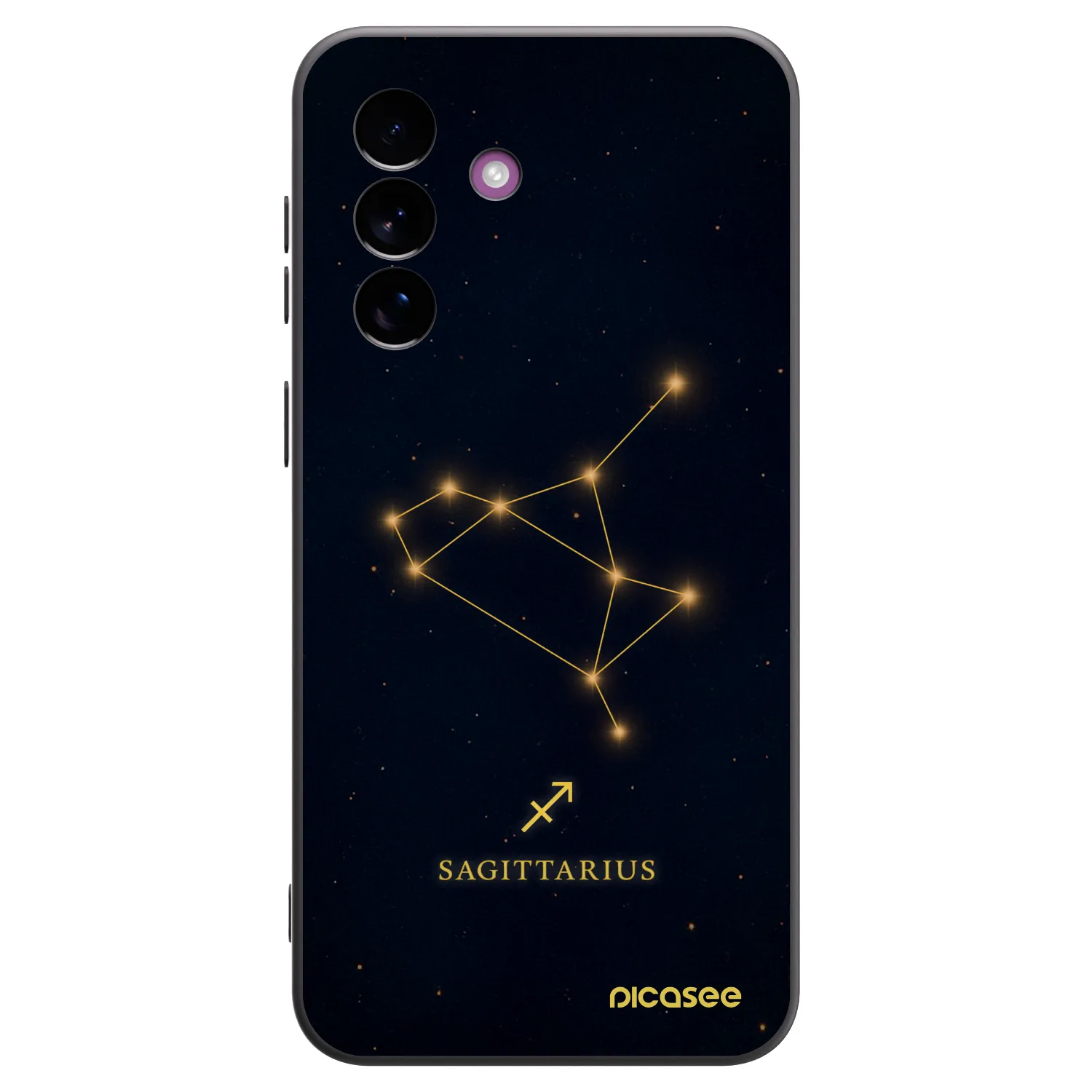 Picasee Μαύρη θήκη σιλικόνης για Samsung Galaxy A37 - SAGITTARIUS