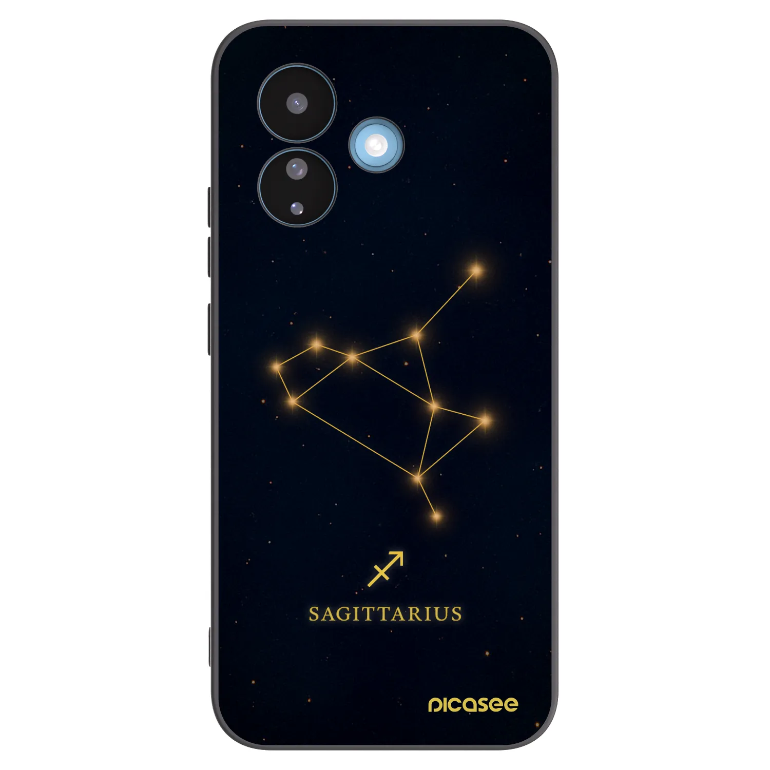 Picasee Μαύρη θήκη σιλικόνης για Xiaomi Redmi Note 17 Pro 5G - SAGITTARIUS