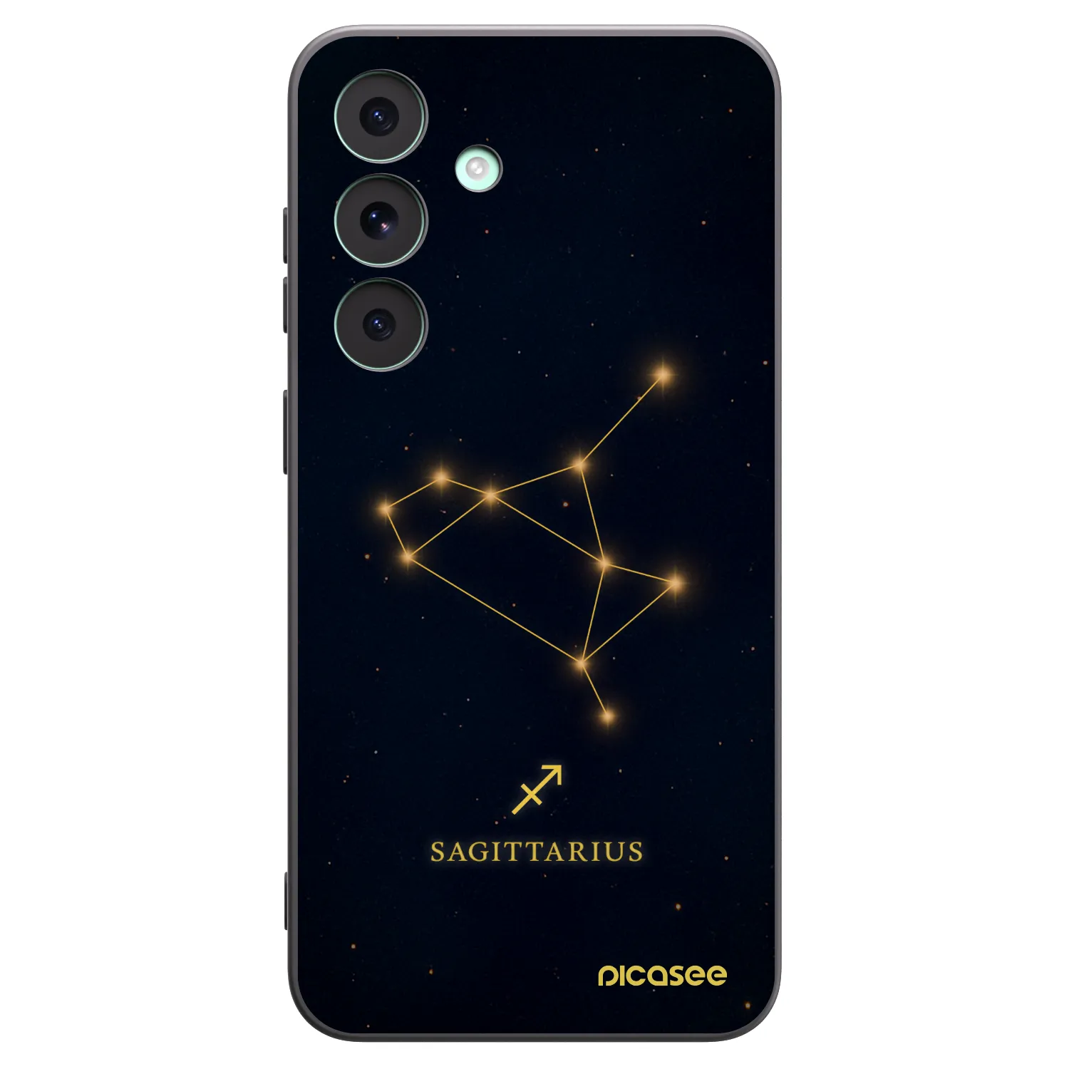 Picasee Μαύρη θήκη σιλικόνης για Samsung Galaxy S26 FE - SAGITTARIUS