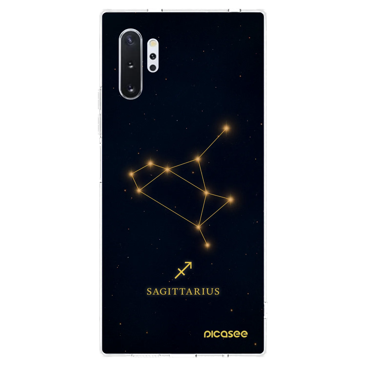 Picasee διαφανής θήκη σιλικόνης Samsung Galaxy Note 10+ N975F - SAGITTARIUS