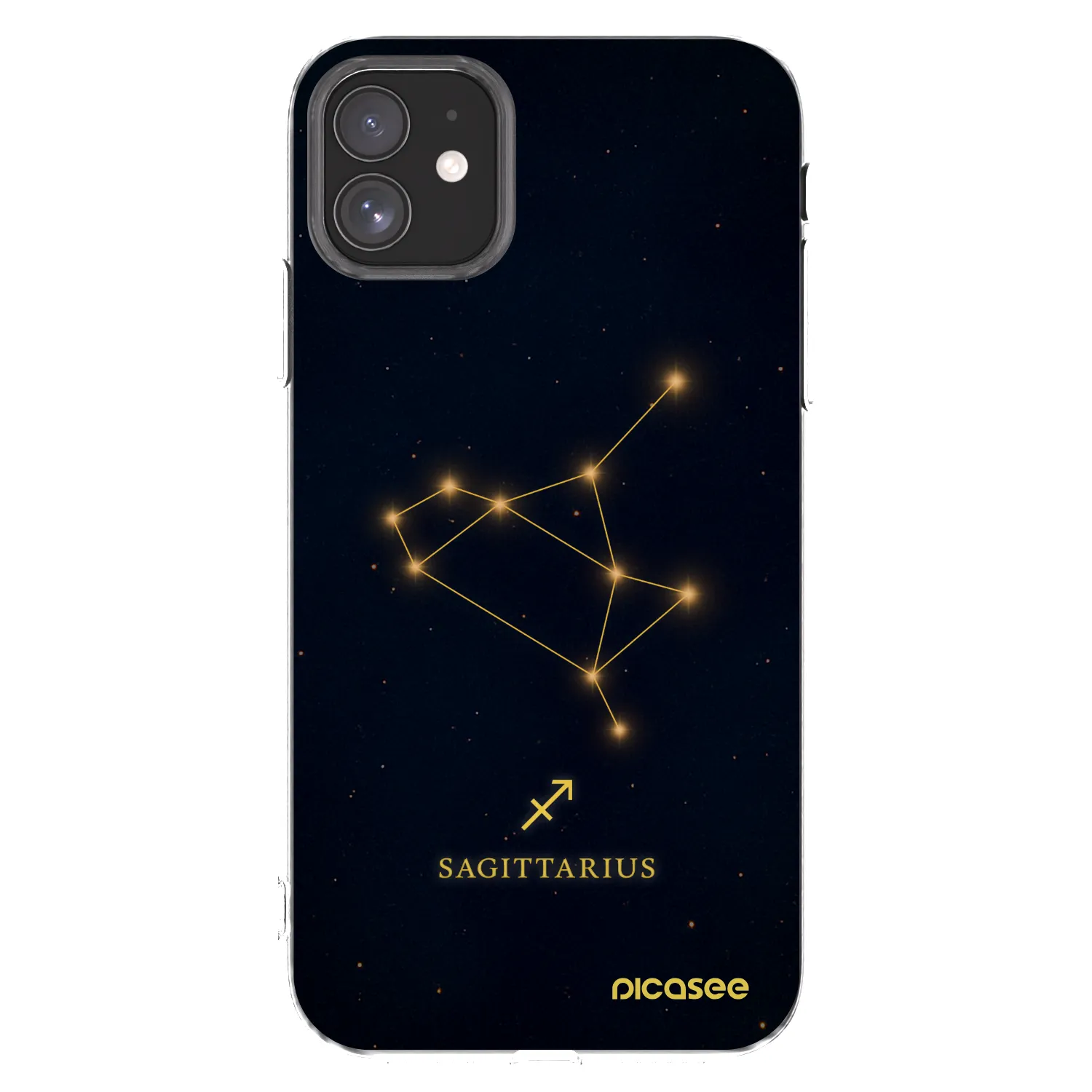 Picasee διαφανής θήκη σιλικόνης Apple iPhone 11 - SAGITTARIUS