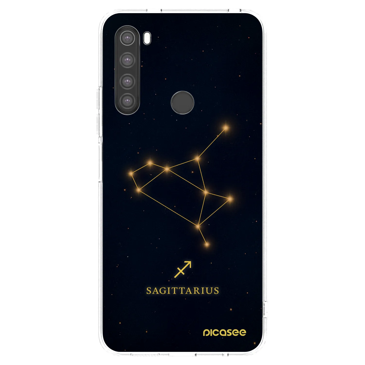 Picasee διαφανής θήκη σιλικόνης Xiaomi Redmi Note 8 - SAGITTARIUS