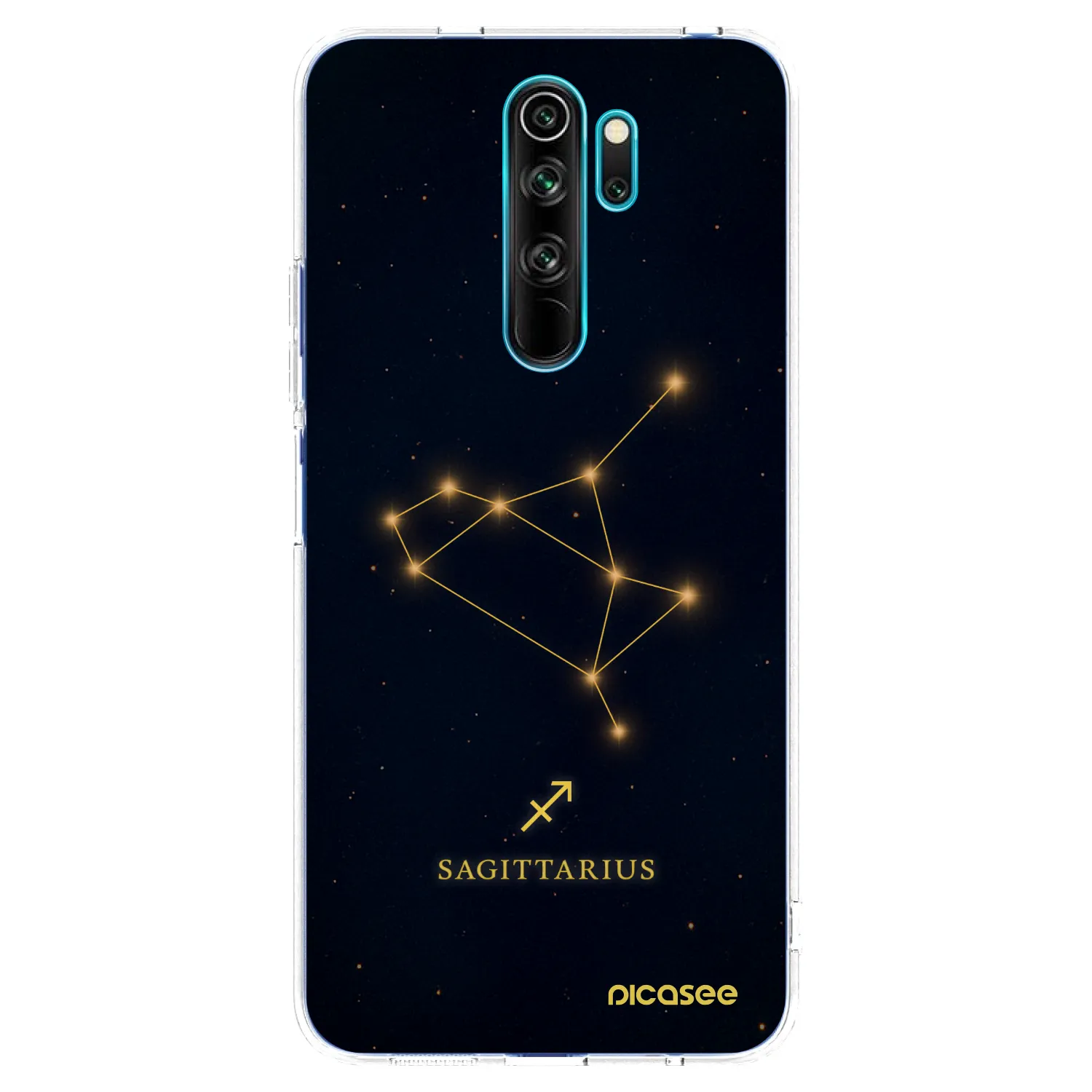 Picasee διαφανής θήκη σιλικόνης Xiaomi Redmi Note 8 Pro - SAGITTARIUS