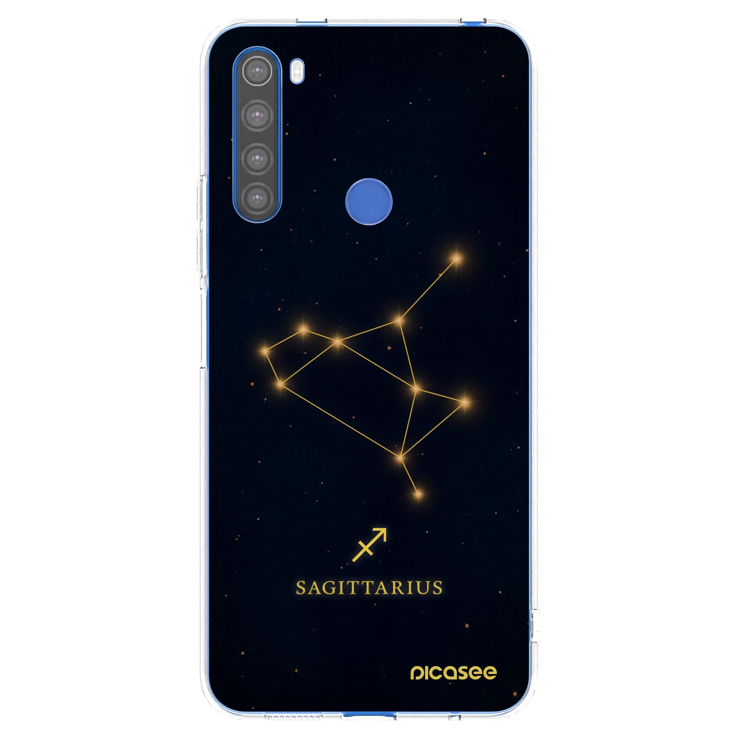 Picasee διαφανής θήκη σιλικόνης Xiaomi Redmi Note 8T - SAGITTARIUS