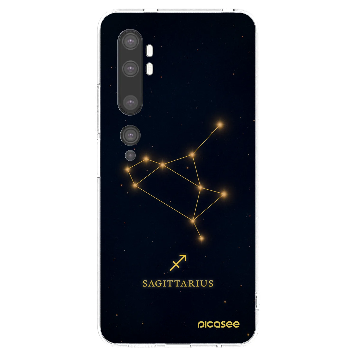 Picasee διαφανής θήκη σιλικόνης Xiaomi Mi Note 10 (Pro) - SAGITTARIUS