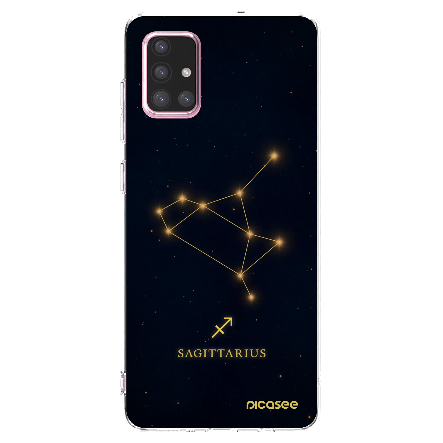 Picasee διαφανής θήκη σιλικόνης Samsung Galaxy A71 A715F - SAGITTARIUS