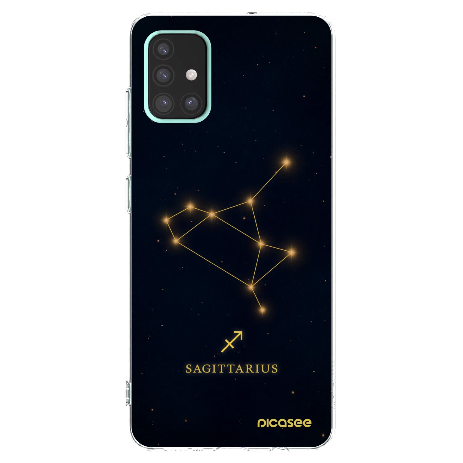 Picasee διαφανής θήκη σιλικόνης Samsung Galaxy A51 A515F - SAGITTARIUS