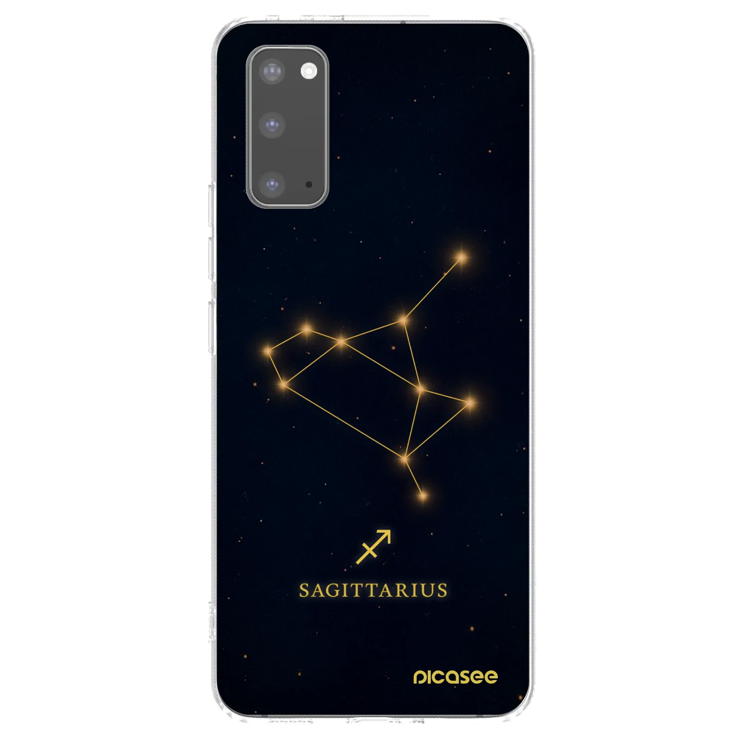 Picasee διαφανής θήκη σιλικόνης Samsung Galaxy S20 G980F - SAGITTARIUS