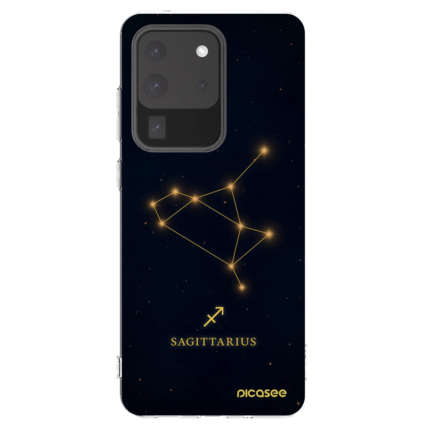 Picasee διαφανής θήκη σιλικόνης Samsung Galaxy S20 Ultra 5G G988F - SAGITTARIUS