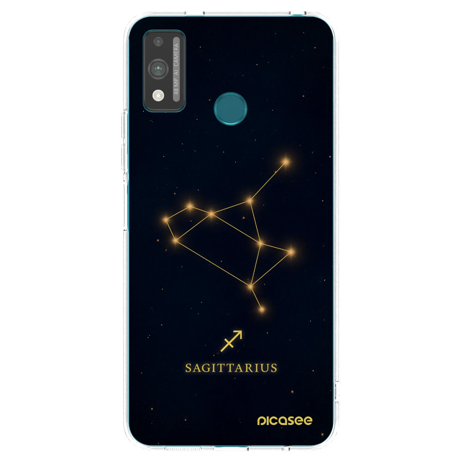 Picasee διαφανής θήκη σιλικόνης Honor 9X Lite - SAGITTARIUS