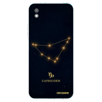 Picasee Μαύρη θήκη σιλικόνης για Xiaomi Redmi 9A - CAPRICORN