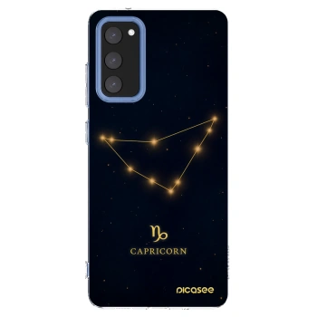 Picasee διαφανής θήκη σιλικόνης Samsung Galaxy S20 FE - CAPRICORN