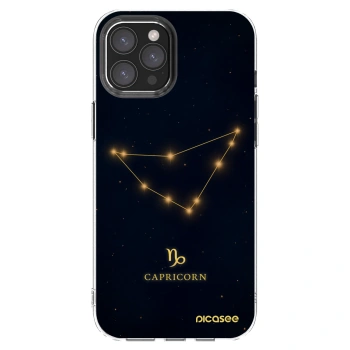 Picasee διαφανής θήκη σιλικόνης Apple iPhone 12 Pro Max - CAPRICORN