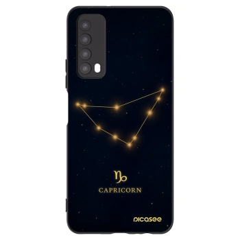 Picasee Μαύρη θήκη σιλικόνης για Huawei P Smart 2021 - CAPRICORN