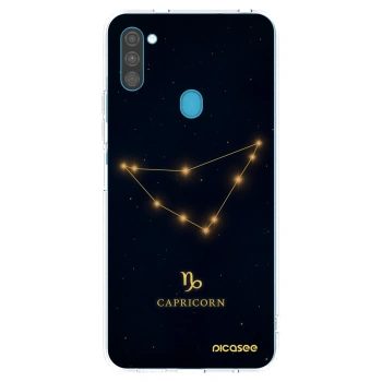 Picasee διαφανής θήκη σιλικόνης Samsung Galaxy M11 - CAPRICORN