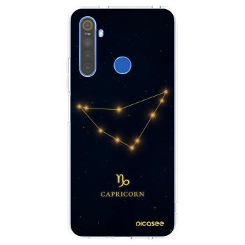 Picasee διαφανής θήκη σιλικόνης Realme 5 - CAPRICORN