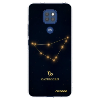 Picasee διαφανής θήκη σιλικόνης Motorola Moto G9 Play - CAPRICORN