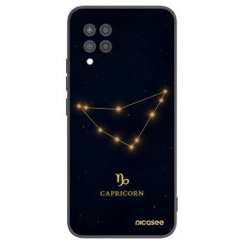 Picasee Μαύρη θήκη σιλικόνης για Samsung Galaxy A42 A426B - CAPRICORN