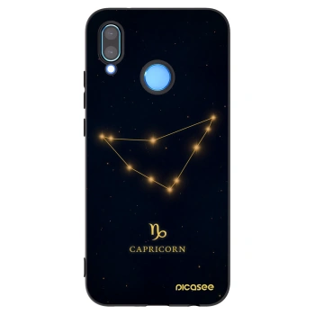 Picasee Μαύρη θήκη σιλικόνης για Huawei P20 Lite - CAPRICORN
