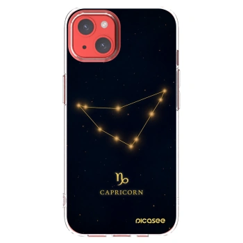 Picasee διαφανής θήκη σιλικόνης Apple iPhone 13 - CAPRICORN