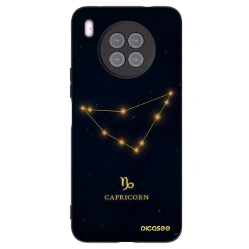 Picasee Μαύρη θήκη σιλικόνης για Huawei Nova 8i - CAPRICORN