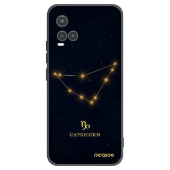 Picasee Μαύρη θήκη σιλικόνης για Vivo Y33s - CAPRICORN