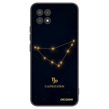 Picasee Μαύρη θήκη σιλικόνης για Realme 8i - CAPRICORN