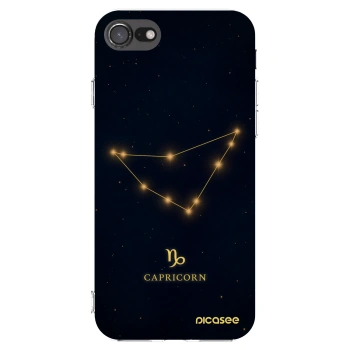 Picasee διαφανής θήκη σιλικόνης Apple iPhone SE 2022 - CAPRICORN
