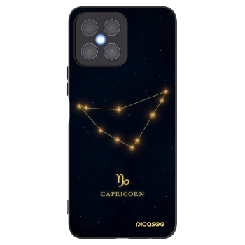 Picasee Μαύρη θήκη σιλικόνης για Honor X8 4G - CAPRICORN