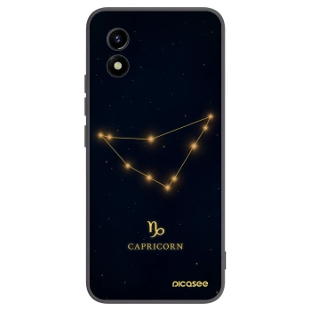 Picasee Μαύρη θήκη σιλικόνης για Vivo Y01 - CAPRICORN
