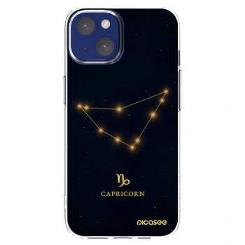 Picasee διαφανής θήκη σιλικόνης Apple iPhone 14 - CAPRICORN