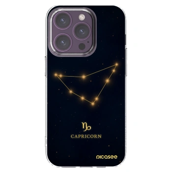 Picasee διαφανής θήκη σιλικόνης Apple iPhone 14 Pro - CAPRICORN