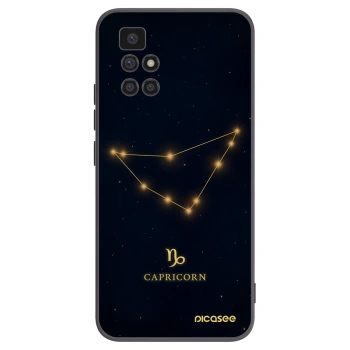 Picasee Μαύρη θήκη σιλικόνης για Xiaomi Redmi 10 (2022) - CAPRICORN