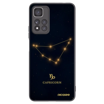 Picasee Μαύρη θήκη σιλικόνης για Xiaomi Redmi Note 11 Pro+ 5G - CAPRICORN