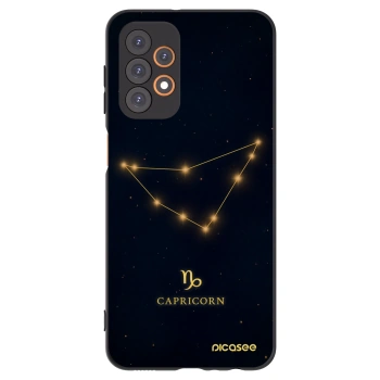 Picasee Μαύρη θήκη σιλικόνης για Samsung Galaxy A23 A236B 5G - CAPRICORN