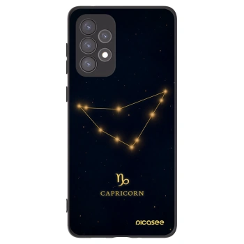 Picasee Μαύρη θήκη σιλικόνης για Samsung Galaxy A73 5G - CAPRICORN