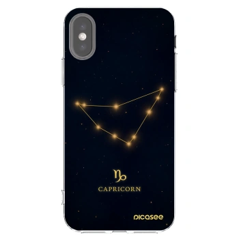Picasee διαφανής θήκη σιλικόνης Apple iPhone X/XS - CAPRICORN
