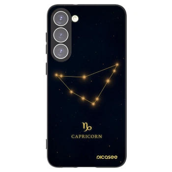 Picasee Μαύρη θήκη σιλικόνης για Samsung Galaxy S23+ 5G - CAPRICORN