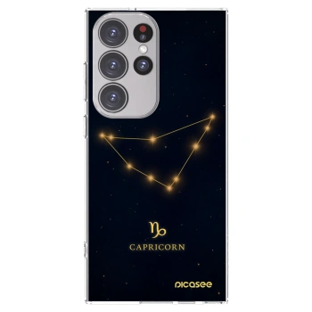 Picasee διαφανής θήκη σιλικόνης Samsung Galaxy S23 Ultra 5G - CAPRICORN