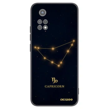 Picasee Μαύρη θήκη σιλικόνης για Xiaomi Redmi Note 11S 5G - CAPRICORN