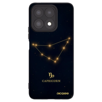 Picasee Μαύρη θήκη σιλικόνης για Honor X8a - CAPRICORN