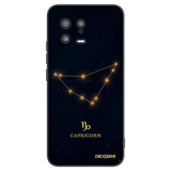 Picasee Μαύρη θήκη σιλικόνης για Xiaomi 13 - CAPRICORN