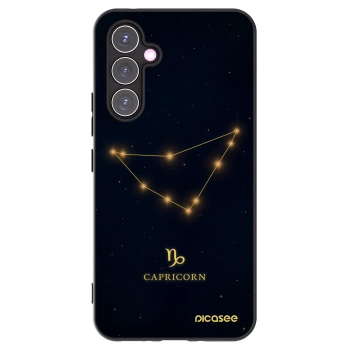 Picasee Μαύρη θήκη σιλικόνης για Samsung Galaxy A54 5G A546B - CAPRICORN