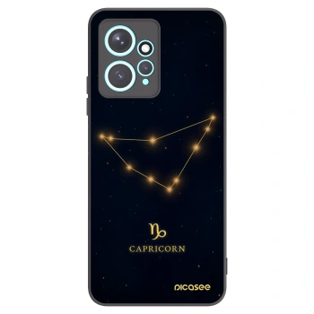 Picasee Μαύρη θήκη σιλικόνης για Xiaomi Redmi Note 12 4G - CAPRICORN