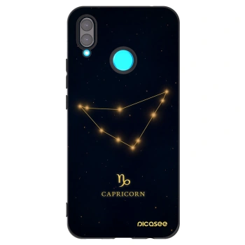 Picasee Μαύρη θήκη σιλικόνης για Huawei Nova 3 - CAPRICORN
