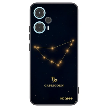 Picasee Μαύρη θήκη σιλικόνης για Xiaomi Poco F5 - CAPRICORN