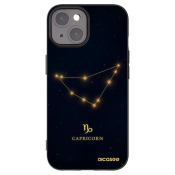 Picasee Μαύρη θήκη σιλικόνης για Apple iPhone 15 - CAPRICORN