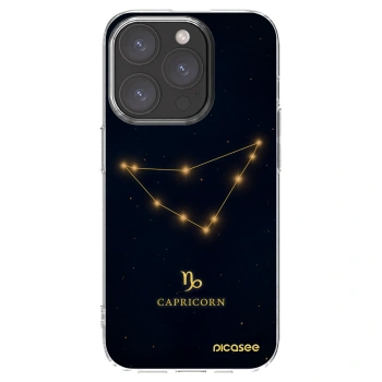 Picasee διαφανής θήκη σιλικόνης Apple iPhone 15 Pro - CAPRICORN
